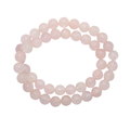 Natural Rose Quartz Double-Layer Stretch Bracelet (8mm, ONE SIZE)
