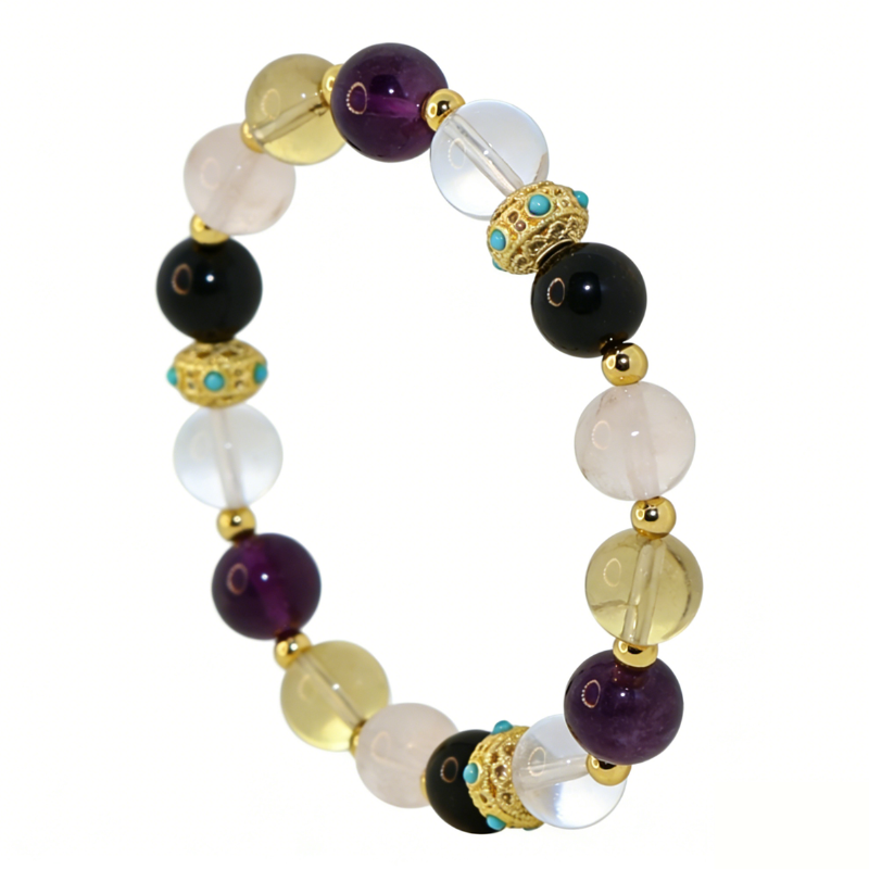 Crystal Treasure Multi-Crystal Aura Bracelet