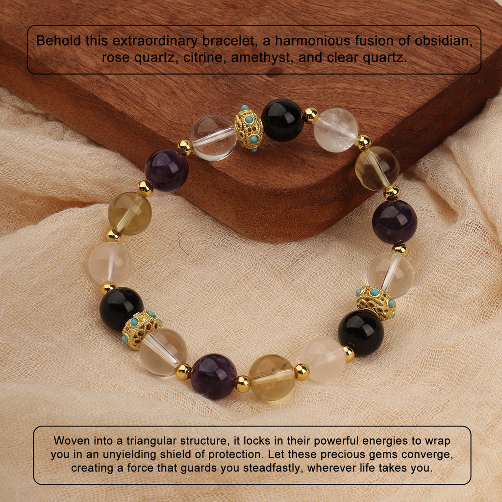 Crystal Treasure Multi-Crystal Aura Bracelet
