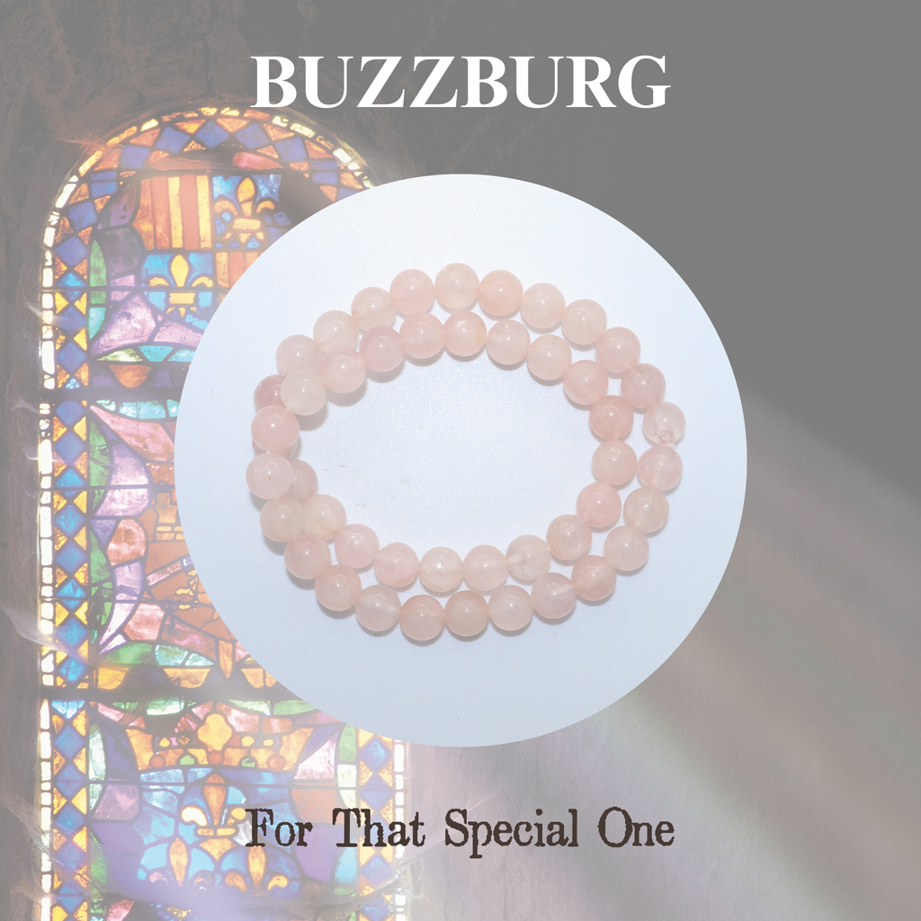 Natural Rose Quartz Double-Layer Stretch Bracelet (8mm, ONE SIZE)