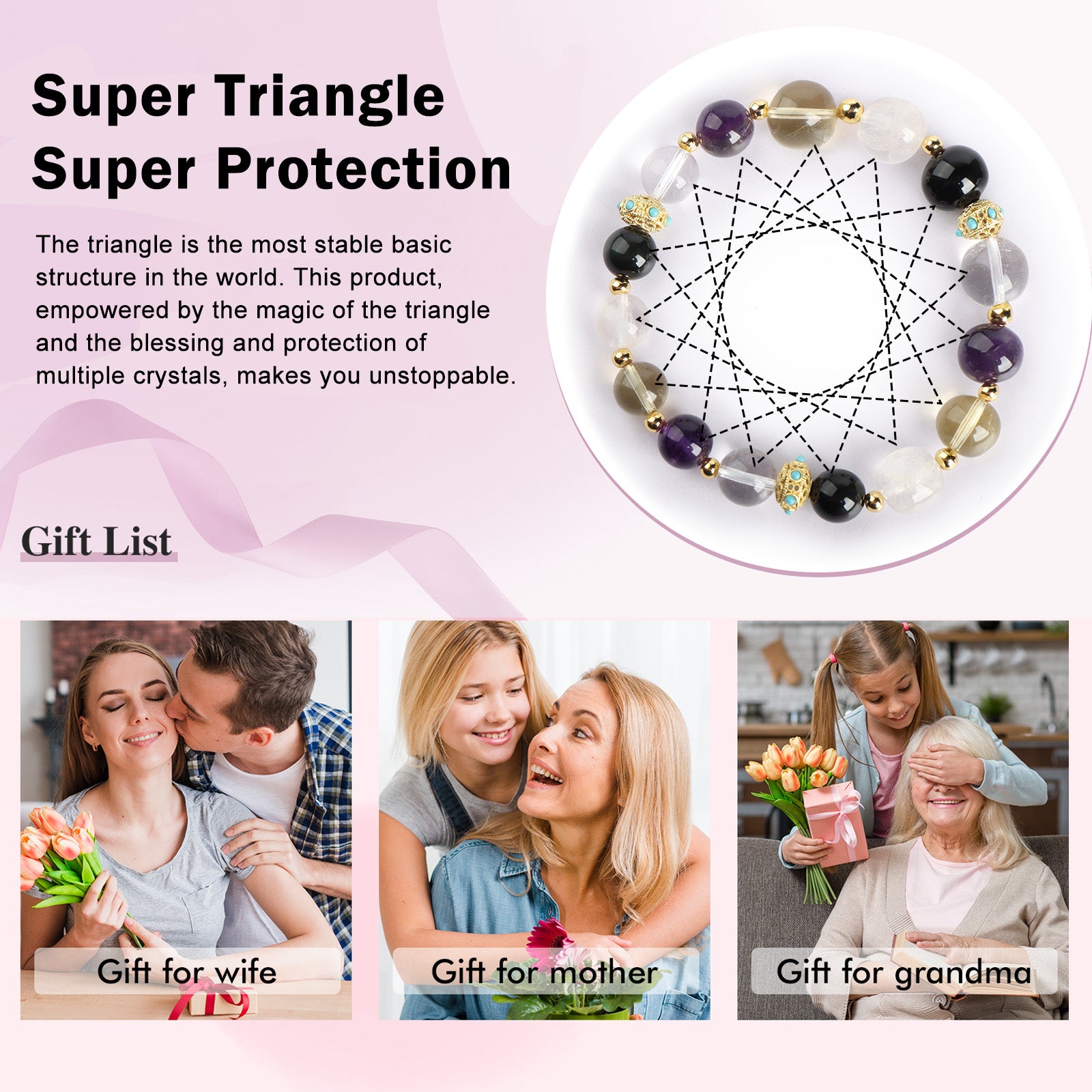 Crystal Treasure Multi-Crystal Aura Bracelet
